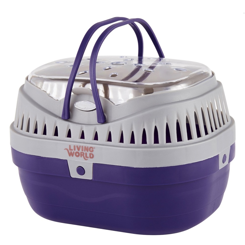 Pet Carrier, Living World Carrier for Small Pets, Small, New w/Tags